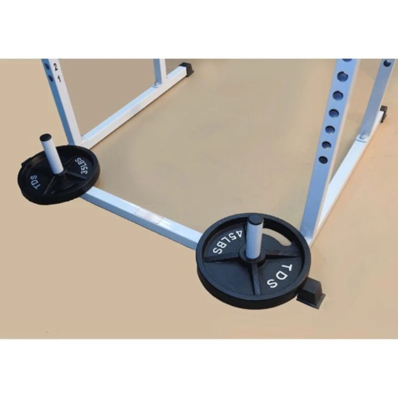 TDS Fitness Full Power Rack in White