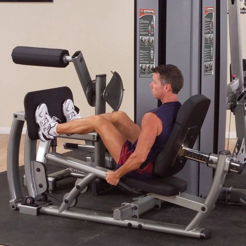Body-Solid Pro Dual Leg Press and Calf Extension in Silver