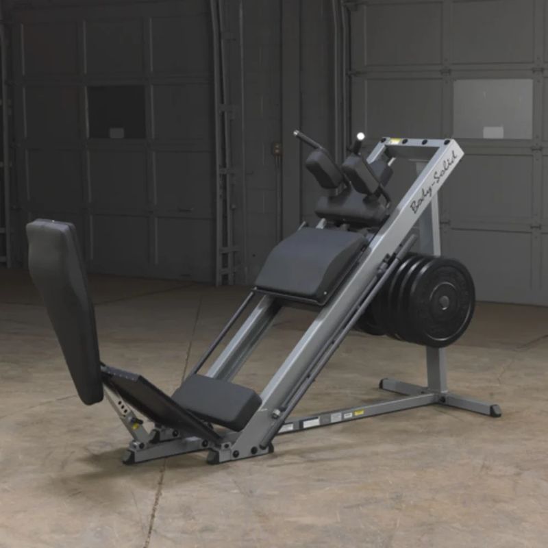 Body-Solid Leg Press & Hack Squat in Silver