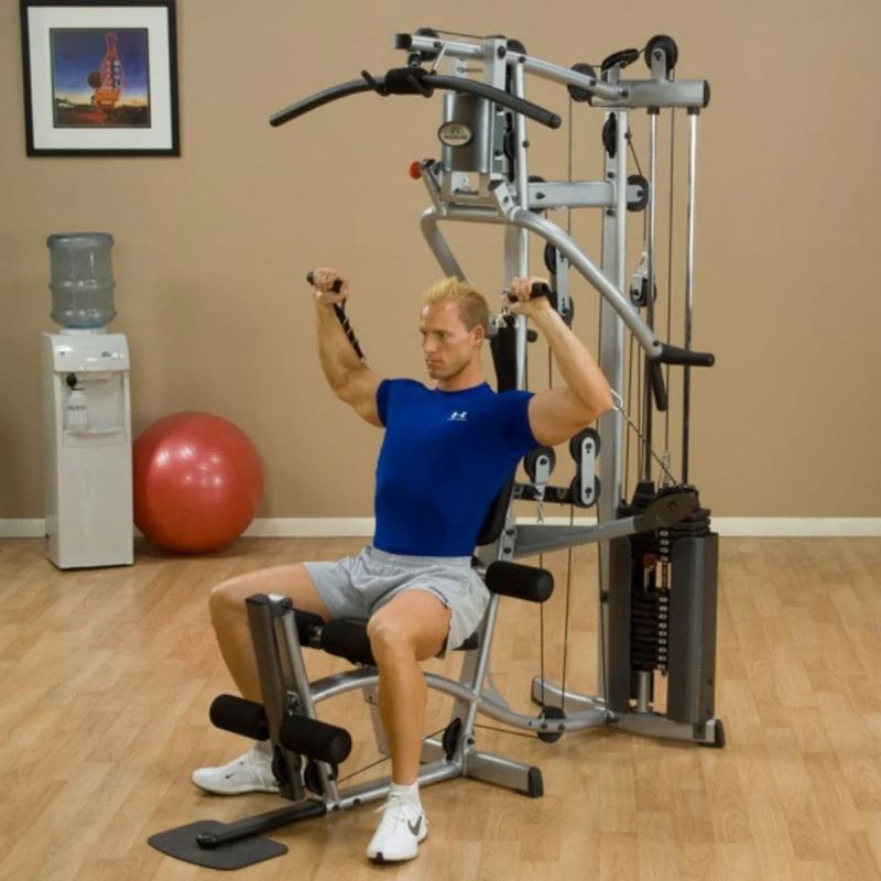 Body-Solid Powerline Single Stack Home Gym in Silver