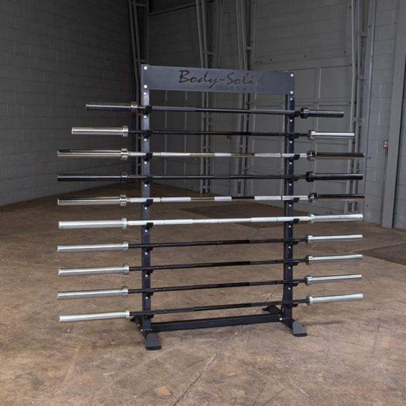 Body-Solid Horizontal Bar Rack in Black