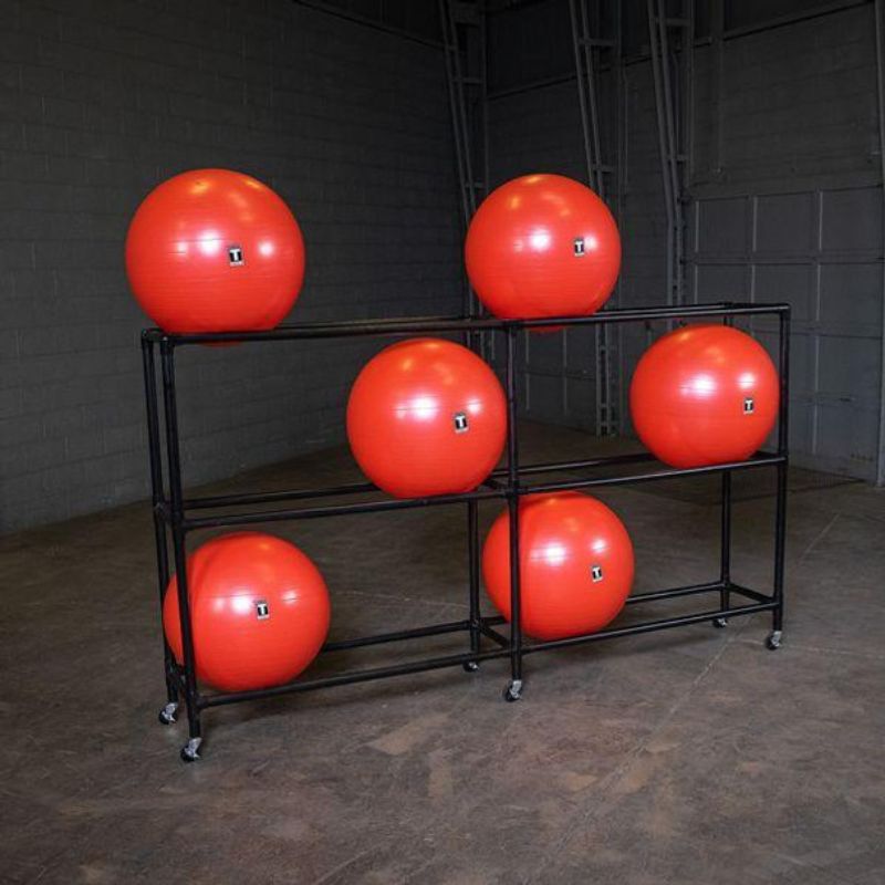 Body-Solid Balance Ball Rack in Black