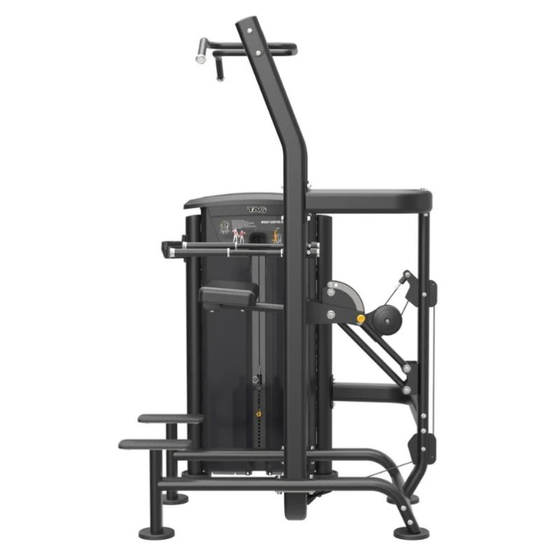 TAG Fitness Elite Chin/Dip Assist Dual Select in Black