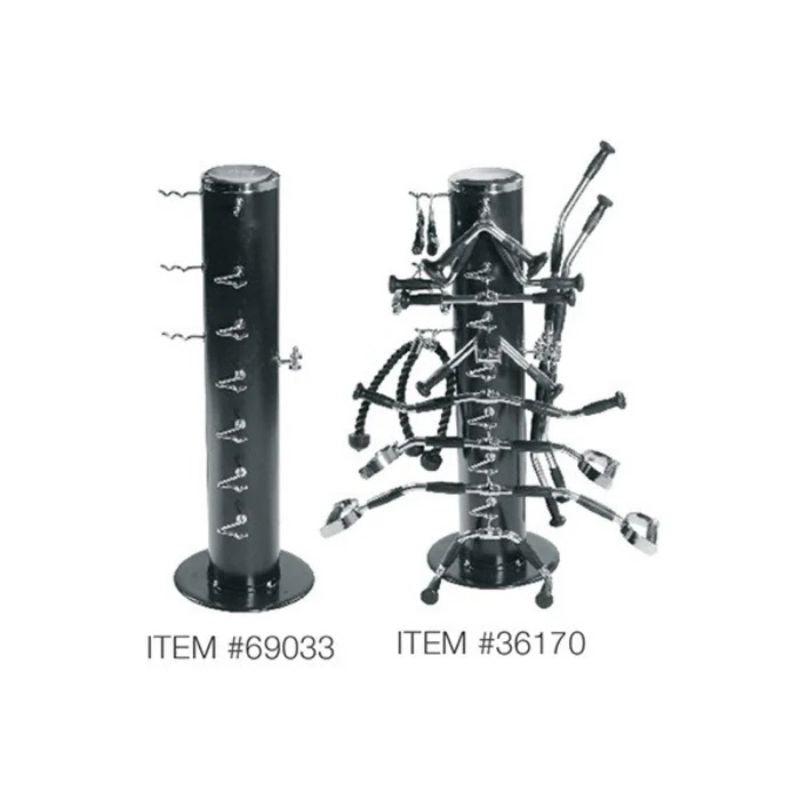 York Barbell Cable Attachment Pack with Storage Rack