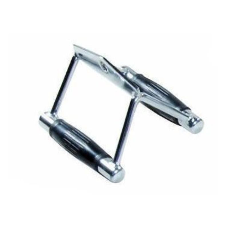 York Barbell Rubber Grip Revolving Chrome Chinning Triangle