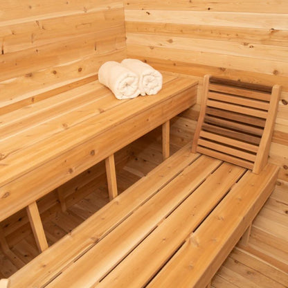 Dundalk Leisurecraft Eastern White Canadian Timber Luna Outdoor Sauna