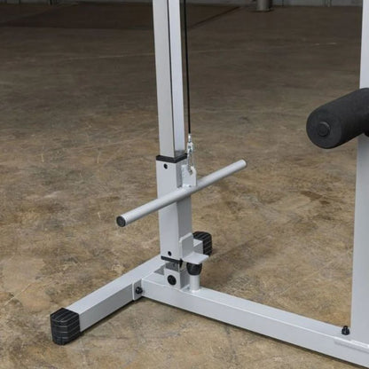 Body-Solid Powerline Lat Pull & Low Row Machine in Silver