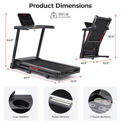 Sunny Advanced Heavy Duty Auto Incline Smart Treadmill