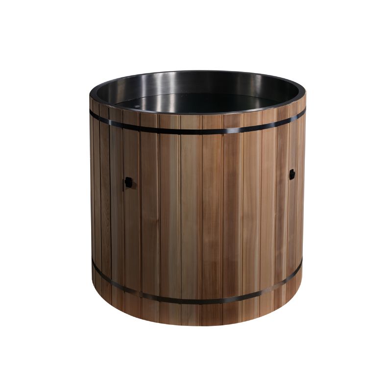 GoldenDesign DCT-B-042-USSPC Dynamic Cold Therapy Barrel 316 Stainless Steel Cold Plunge