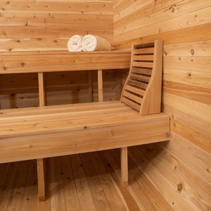 Dundalk Leisurecraft Eastern White Canadian Timber Luna Outdoor Sauna