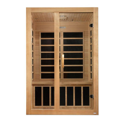 GoldenDesign DYN-6209-01 Santiago - 2 Person Low EMF FAR Infrared Sauna