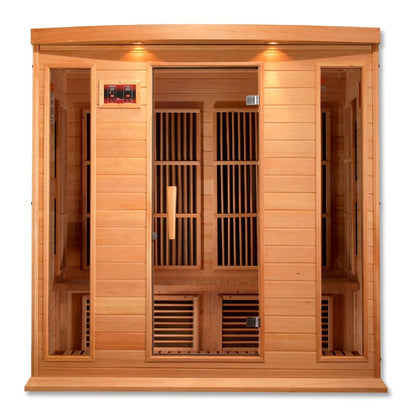 MX-K406-01 Maxxus Low EMF FAR Infrared Sauna Canadian Hemlock