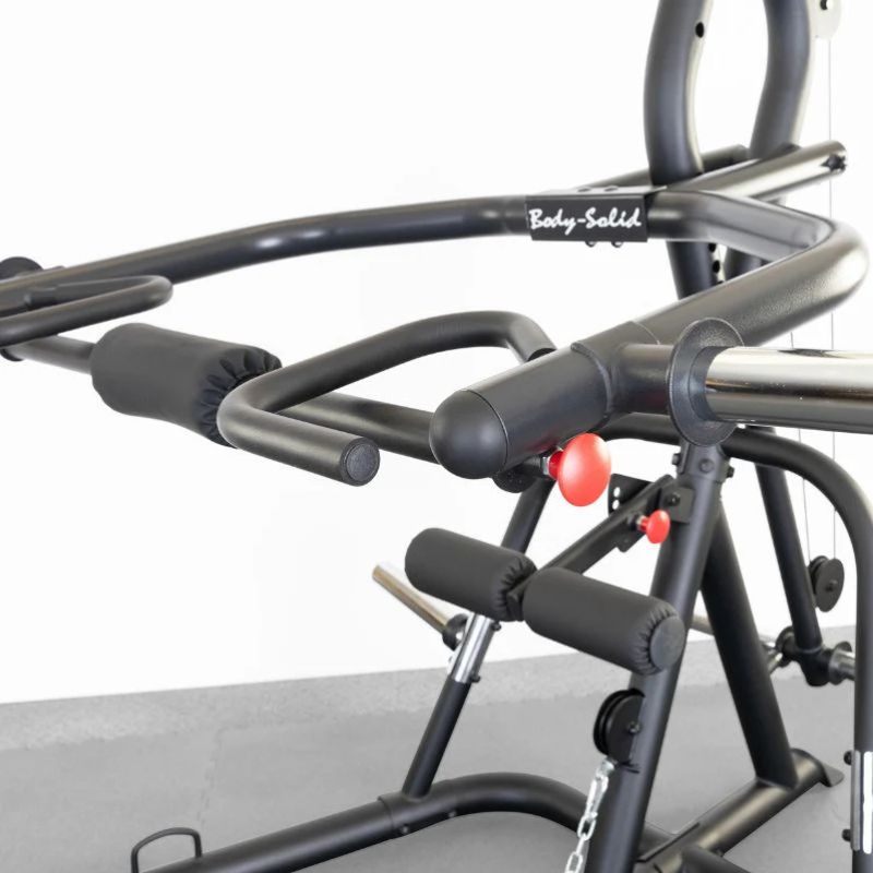 Body-Solid Corner Leverage Gym Package in Black