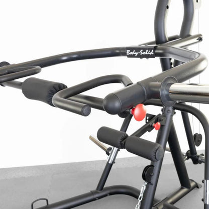 Body-Solid Corner Leverage Gym Package in Black