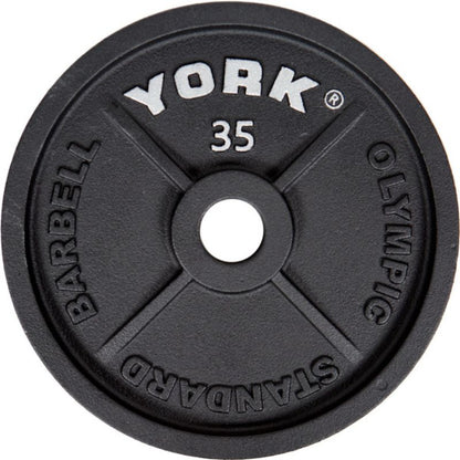 York 2″ Cast Iron Olympic Weight Plate Pairs