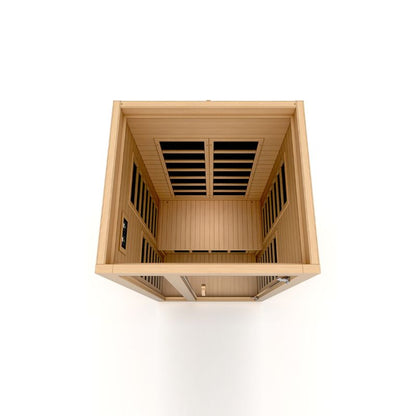 GoldenDesigns DYN-6119-01 Gracia 1-2 Person Low EMF FAR Infrared Sauna