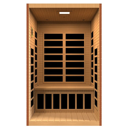 Santiago 2 Person Ultra Low EMF FAR Infrared Sauna