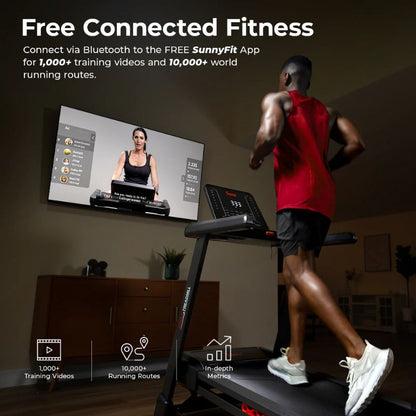 Sunny Advanced Heavy Duty Auto Incline Smart Treadmill