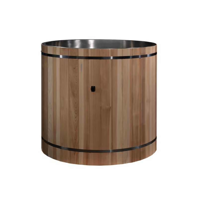 GoldenDesign DCT-B-042-USSPC Dynamic Cold Therapy Barrel 316 Stainless Steel Cold Plunge
