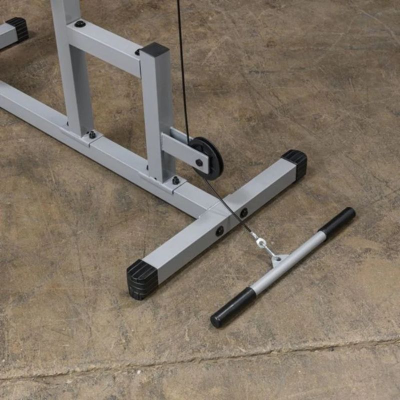 Body-Solid Powerline Lat Pull & Low Row Machine in Silver