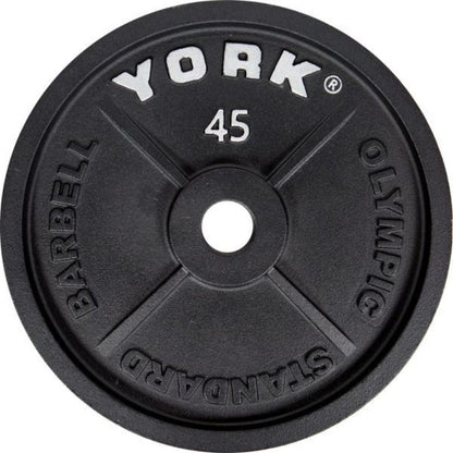 York 2″ Cast Iron Olympic Weight Plate Pairs