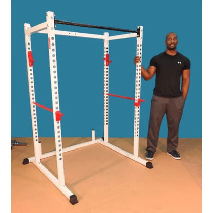 TDS Fitness Full Power Rack in White