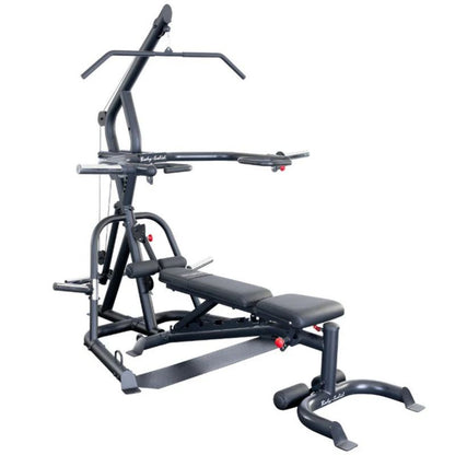 Body-Solid Corner Leverage Gym Package in Black