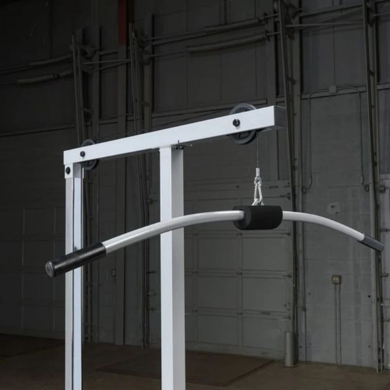 Body-Solid Powerline Lat Pull & Low Row Machine in Silver