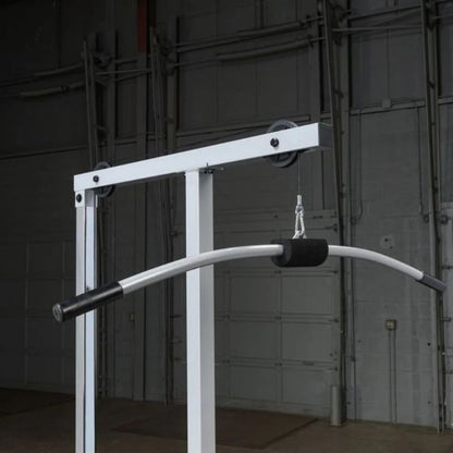 Body-Solid Powerline Lat Pull & Low Row Machine in Silver