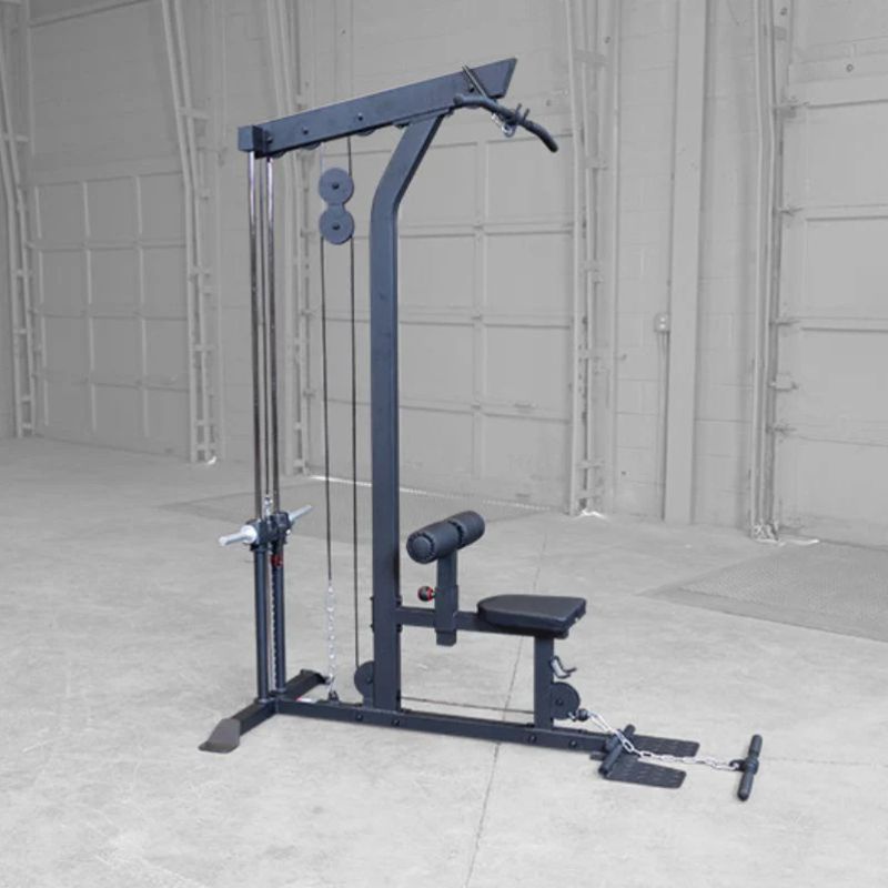 Body-Solid Lat Pulldown/Low Row Machine in Black