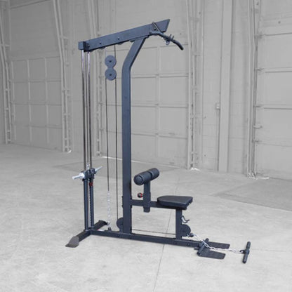 Body-Solid Lat Pulldown/Low Row Machine in Black