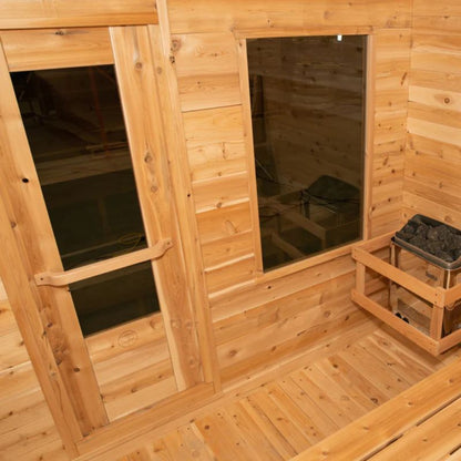 Dundalk Leisurecraft Eastern White Canadian Timber Luna Outdoor Sauna