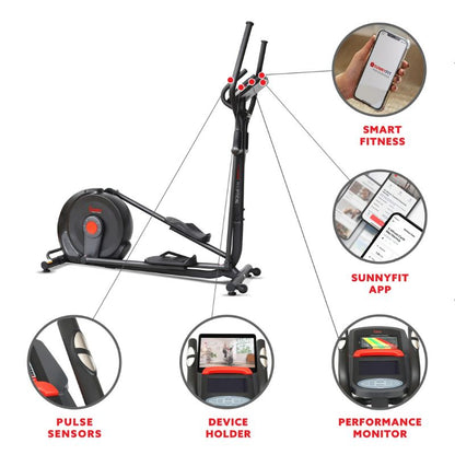 Sunny Power Stride Smart Electro-Magnetic Elliptical Machine