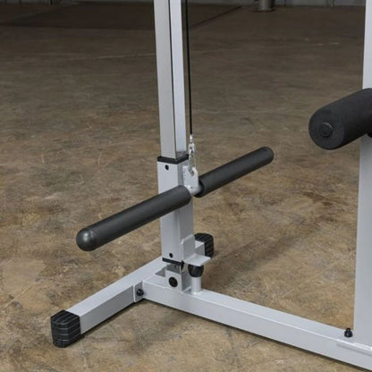 Body-Solid Powerline Lat Pull & Low Row Machine in Silver