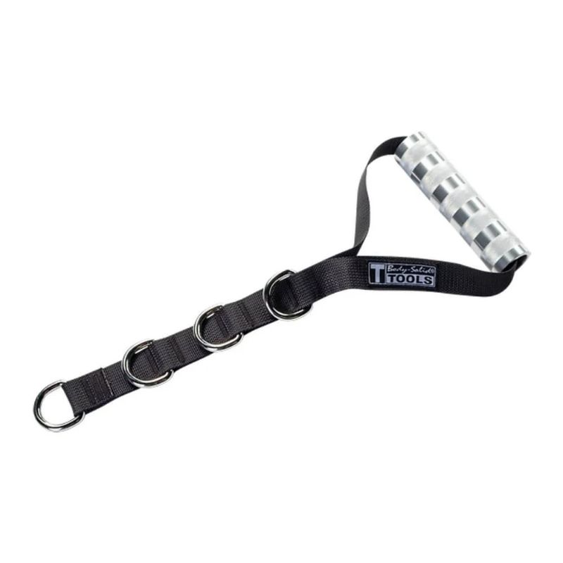 Body-Solid Tools Aluminum Adjustable Cable Handle in Black