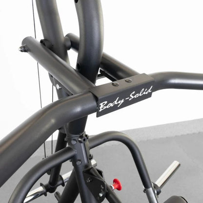 Body-Solid Corner Leverage Gym Package in Black