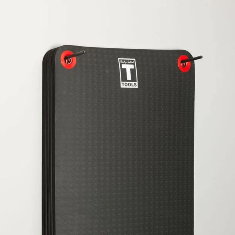 Body-Solid Tools Foam Mat Hanger in Black