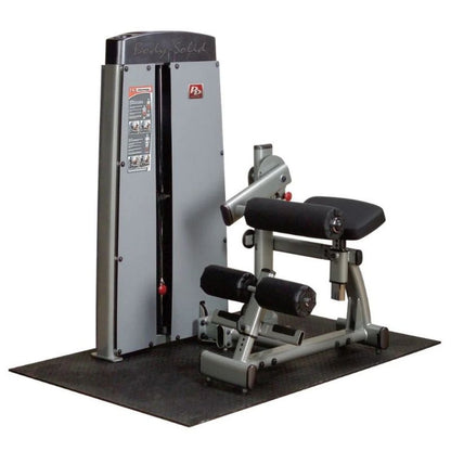 Body-Solid Pro Dual Ab and Back Machine in Silver