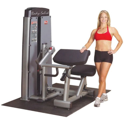 Body-Solid Pro Dual Bicep/Tricep Machine in Silver