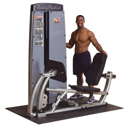 Body-Solid Pro Dual Leg Press and Calf Extension in Silver