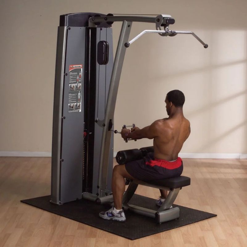 Body-Solid Pro Dual Lat Pulldown/Row Machine in Silver