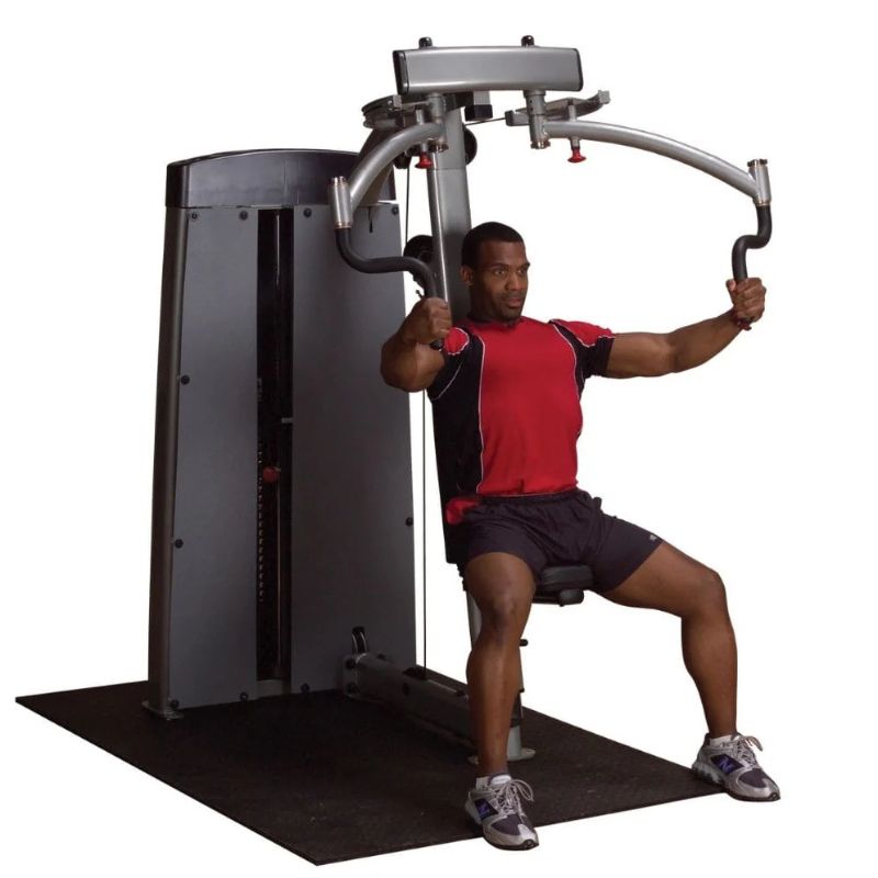 Body-Solid Pro Dual Pec Fly and Rear Delt in Silver