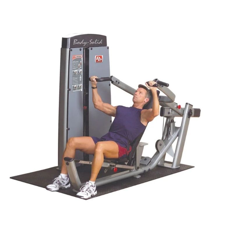 Body-Solid Pro Dual Multi Press in Silver