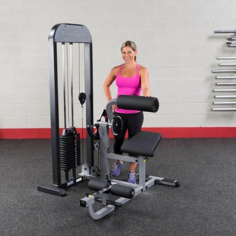 Body-Solid Pro Select Ab and Back Machine in Black