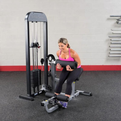 Body-Solid Pro Select Ab and Back Machine in Black
