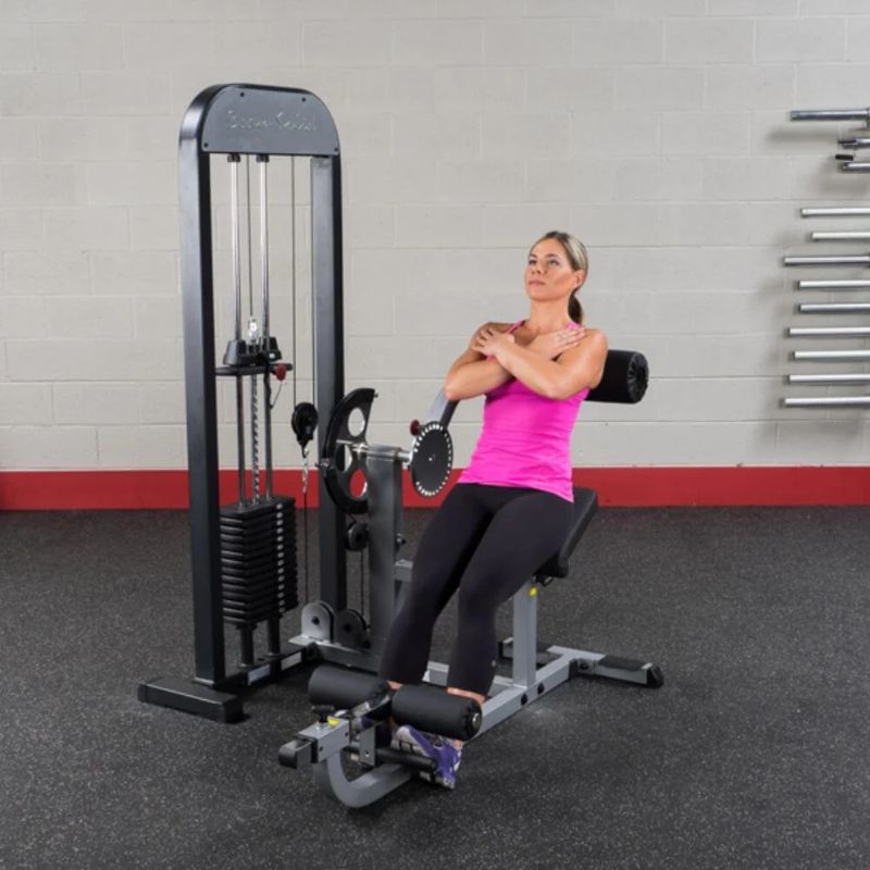 Body-Solid Pro Select Ab and Back Machine in Black