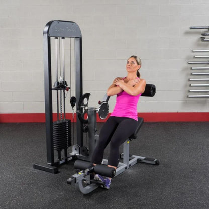 Body-Solid Pro Select Ab and Back Machine in Black