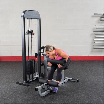 Body-Solid Pro Select Ab and Back Machine in Black