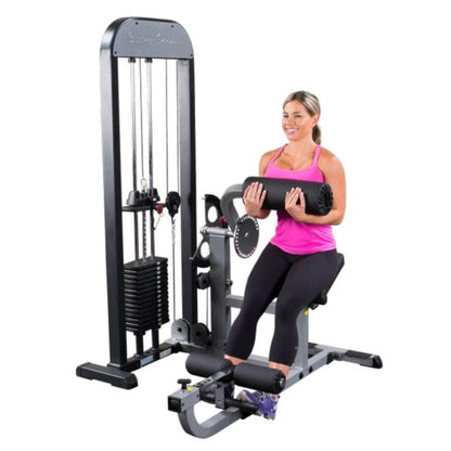 Body-Solid Pro Select Ab and Back Machine in Black
