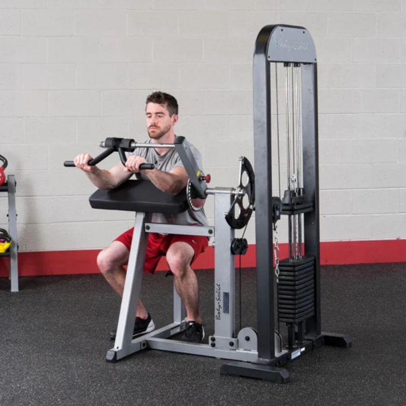 Body-Solid Pro Select Biceps And Triceps Machine in Silver